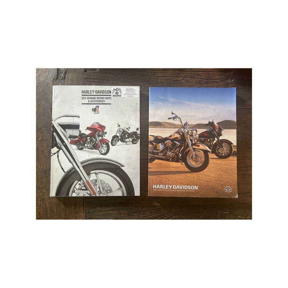 Harley-Davidson Genuine Motor Parts & Accessories Catalog Lot 2009 2012 OEM Book